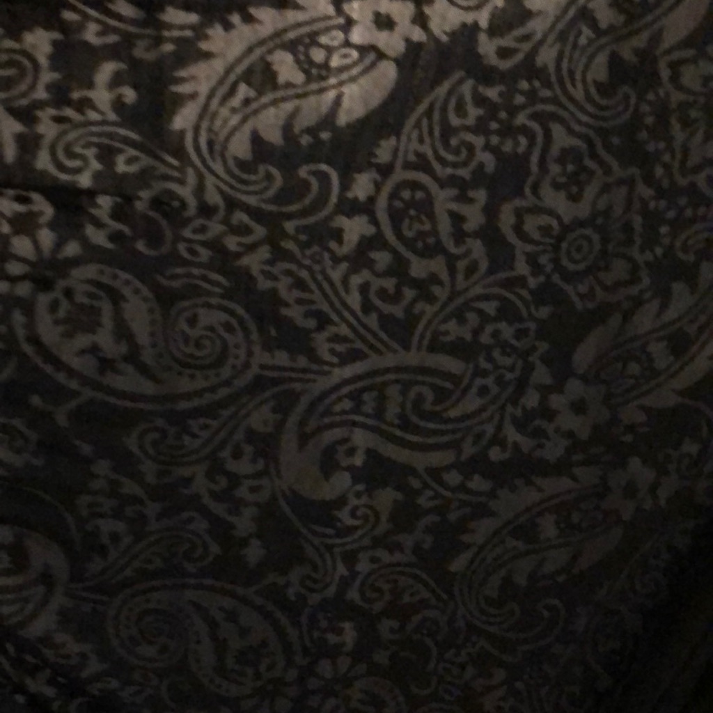 Black Pattern Infinity Scarf